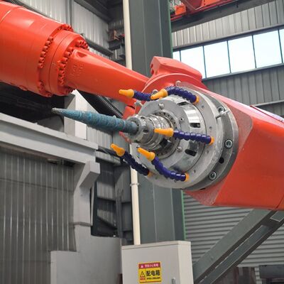 6-Achsen-CNC-Roboter-Stein-Schneidemaschine mit interpolierter Steuerung und BT40 Spindel für 3100mm Großschnitzerei