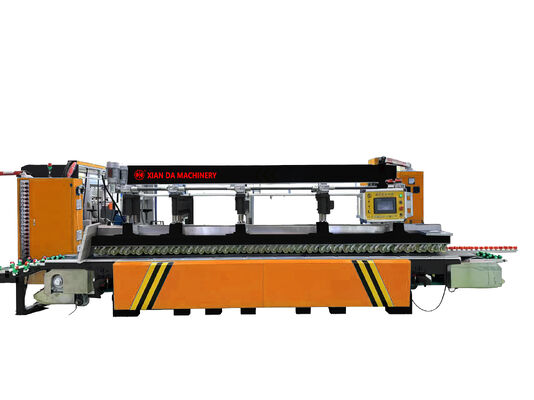 Vollautomatische CNC-horizontale multifunktionale Plattenkantenpoliermaschine mit hochpräziser Kantenbearbeitung für die Steinbearbeitung