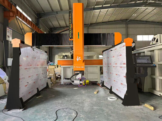 Schwerlast-Fünf-Achsen-Stein-CNC-Router für Naturstein-Figurenschnitzerei