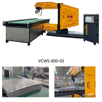 Vertikale CNC-Diamantdrahtsägemaschine für 3D-Steinprofilierung und Blockschneiden