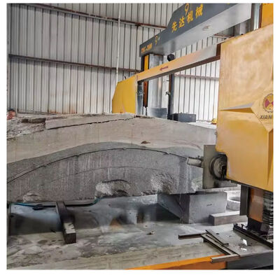 Bewegliche Diamantdrahtsäge-Schneidemaschine mit Industrieportal für die Granitblockherstellung