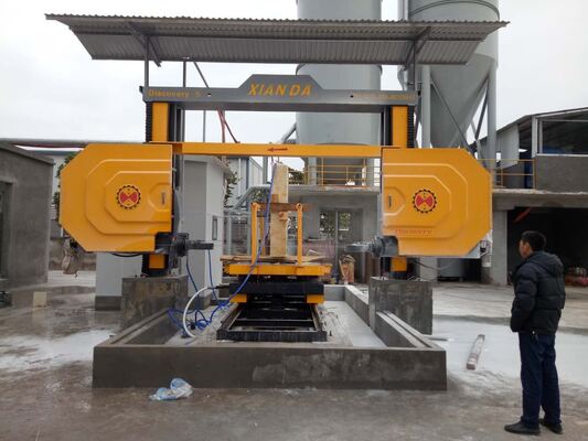 Xianda Discovery 5-Achs CNC Diamantdrahtsäge für Marmor Granit 3D Bogen Säulenformung Stein Profilfräser