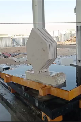 Discovery 4 CNC Diamantdrahtsäge mit 360° servogesteuertem Arbeitstisch und 20-40 M/S Schnittgeschwindigkeit für präzises Steinschneiden