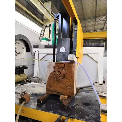 Hochpräzise 5-Achsen-CNC-Diamantdrahtsägemaschine für komplexe Steinprofilierung und 3D-Schnitzerei