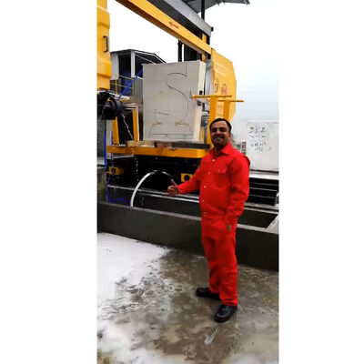 Automatische 5-Achsen-CNC-Diamantdrahtsägemaschine zum Schneiden und Formen von Granit-Marmorblöcken