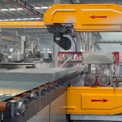 360° drehbare vertikale CNC-Diamantdrahtsäge mit Dauermagnet-Hauptmotor für das Steinschneiden von 2300 mm