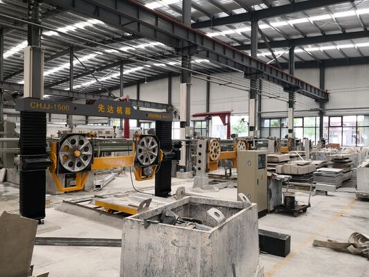 5 Achsen CNC-Diamantdrahtsäge mit 11 kW Hauptmotor für die Verarbeitung von Stein 2600 * 3000 * 1500