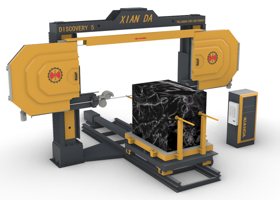 5 Achsen CNC-Diamantdrahtsäge mit 11kw Hauptmotor für die 3D-Formverarbeitung in Marmor und Granit