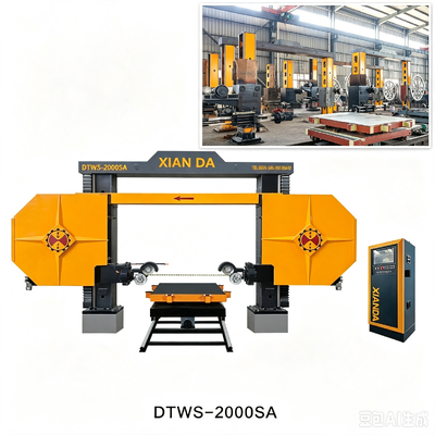 CNC-Diamantdrahtsäge-Maschine -- 4 Spindel-Verknüpfungs-Special-Form-Granit-Marmor-Grabstein-Schneider