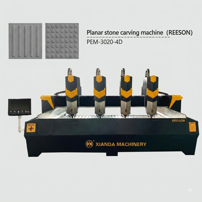 Elektrisch angetriebene CNC-Steinmetzmaschine mit 0,02 mm Präzision und 15 m/min Luftgeschwindigkeit für taktile Pflastersteine