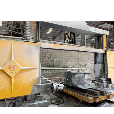 Hocheffiziente CNC-gesteuerte Diamantdrahtsäge mit Vierfachspindel-Verbindung für den Steinschnitt