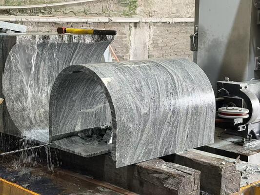 Hocheffiziente CNC-gesteuerte Diamantdrahtsäge mit Vierfachspindel-Verbindung für den Steinschnitt