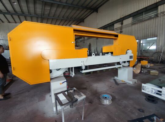CNC Stein-Doppelschnittmaschine mit 7,5 kW Hauptmotor, 1250 mm maximaler Schnittbreite und variabler Fördergeschwindigkeit