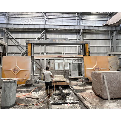 CRM‐3500‐21 / CRM‐3500‐22FW CNC 4-Achsen­Diamantdrahtsäge­Maschine zum Schneiden von Steinsäulen aus römischen Säulen