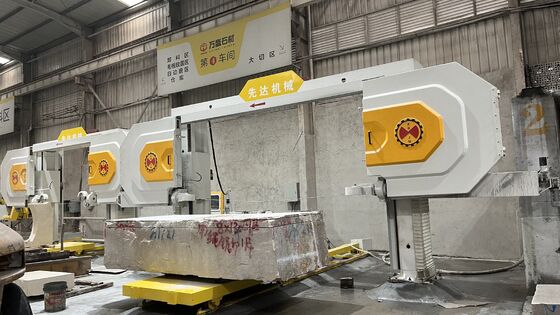 Vierachsige CNC-Diamantdrahtsäge mit 2500×3000×1500mm Max-Verarbeitungsgröße und hochpräzisen Reduktor und Servomotor