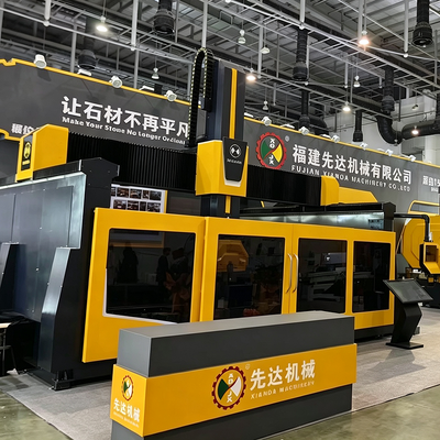 Leader 1500 1500CM 5 Achsen CNC-Steinbearbeitungszentrum Granit Marmor Quarz Schneid-Fräse Ausrüstung für Arbeitsplatte römische Säule
