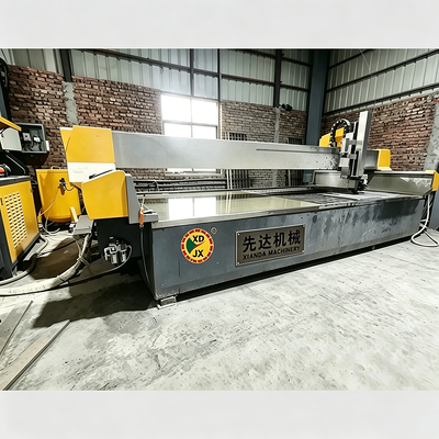 5-Achs-Wasserstrahlschneidmaschine, Portalschneidemaschine mit Wasserstrahl, AC 5-Achs-Wasserstrahl, Stein-Wasserstrahlschneidemaschine