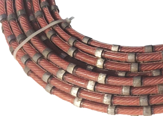 Schnitt von Stein 8.8mm Diamond Wire Cutting Rope Marble, der 20-30m/s profiliert