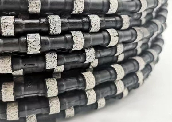 Das Marmorabbauen bearbeitet Diamond Wire Saw Rope To-Ausschnitt-Stein 11.5mm