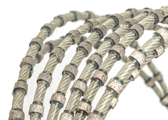 Granit-Block-Rutscher-Diamond Wire Saw Rope Diamond-Kabel sah 11mm