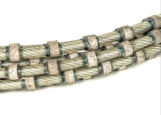 Granit-Block-Rutscher-Diamond Wire Saw Rope Diamond-Kabel sah 11mm
