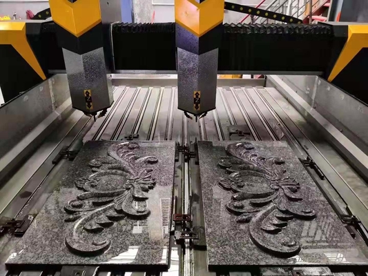 Granit-Steingraviermaschine CNC-Marmor, der Maschine schnitzt