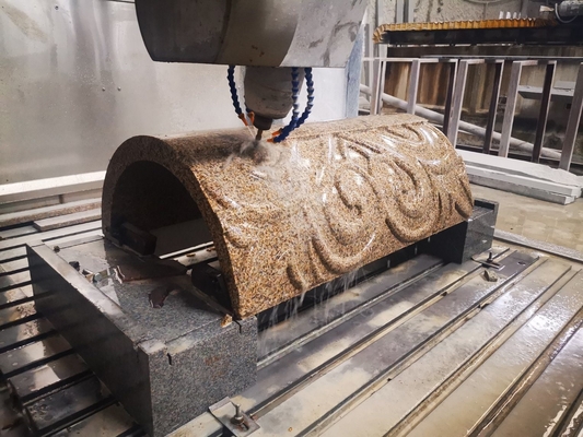 4 Achsen-Plasmaschneiden-Maschine CNC-Stein, der Maschine 7.5kw schnitzt