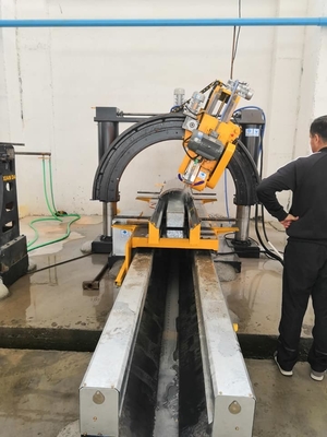 Automatische Roman Pillar Slot Stone Cutting-Werkzeugmaschine 7.5kw