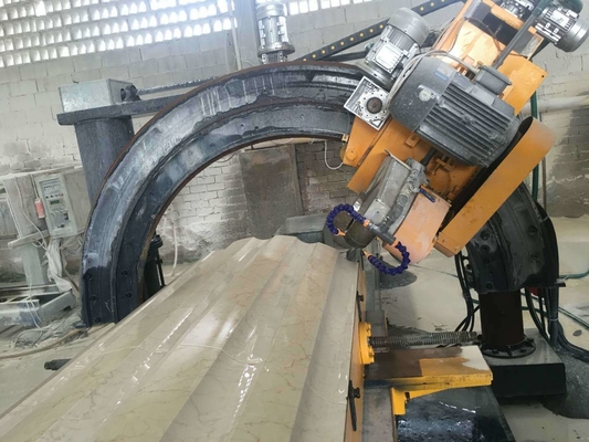 Automatische Roman Pillar Slot Stone Cutting-Werkzeugmaschine 7.5kw