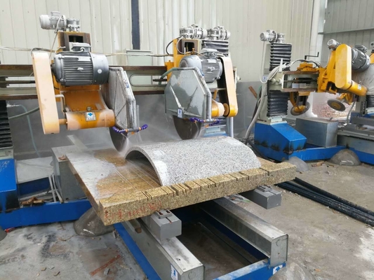 Vierblattsteinrand-Schneidemaschine-Spalten-Platten-Zutat-Maschine