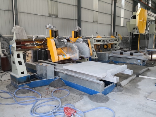Automatische vier Scheiben-Stein-Rand-Schneidemaschine für Spalten-Platte 1500mm