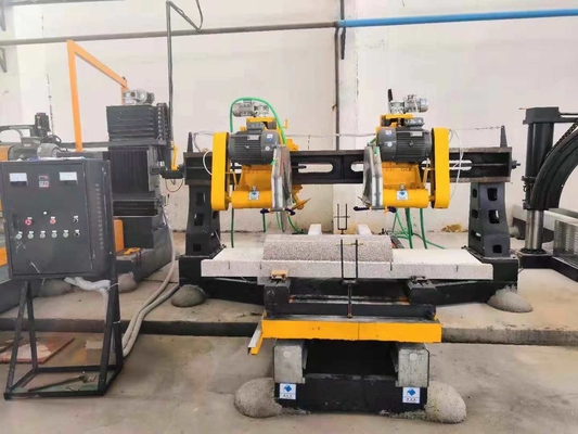 Automatische vier Scheiben-Stein-Rand-Schneidemaschine für Spalten-Platte 1500mm