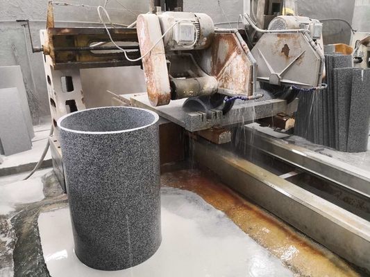 Automatische vier Scheiben-Stein-Rand-Schneidemaschine für Spalten-Platte 1500mm