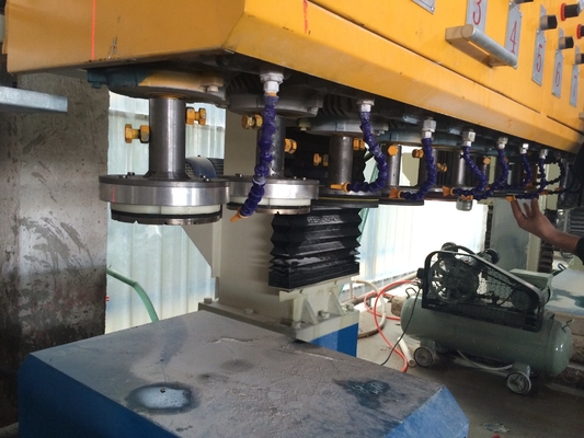Plc-Kreisstein-Platten-Poliermaschine für die Verarbeitung der hohlen Spalte