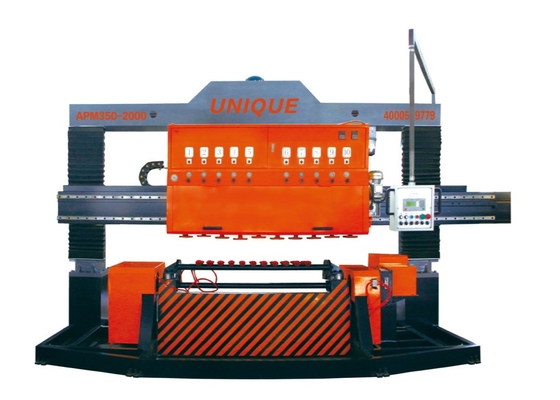 Plc-Kreisstein-Platten-Poliermaschine für die Verarbeitung der hohlen Spalte