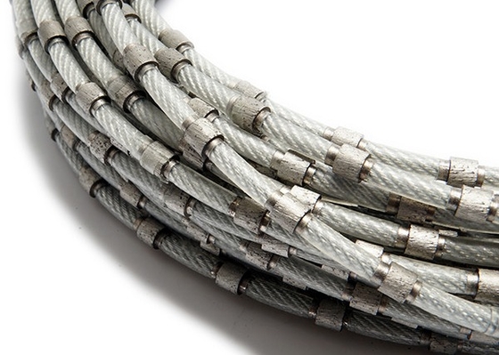 Granit, der Werkzeug-Diamond Wire Saw Rope Cutting-Stein 8.8mm profiliert