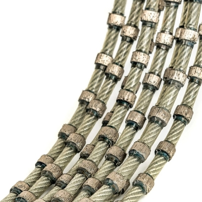 Granit-Block-Rutscher-Diamond Wire Saw Rope Diamond-Kabel sah 11mm
