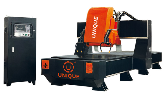 Achsen-lineare Schneidemaschine CNC 3 für die Verarbeitung des quadratischen Geländers