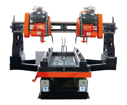 Automatische vier Scheiben-Stein-Rand-Schneidemaschine für Spalten-Platte 1500mm